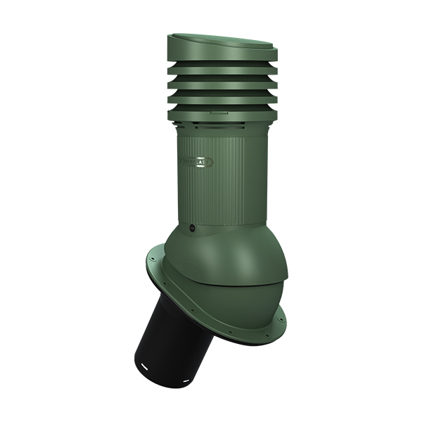 NORMAL EVO ventilācijas izvads NEIZOLĒTS 125d - Zaļš